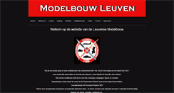 Desktop Screenshot of modelbouwleuven.com